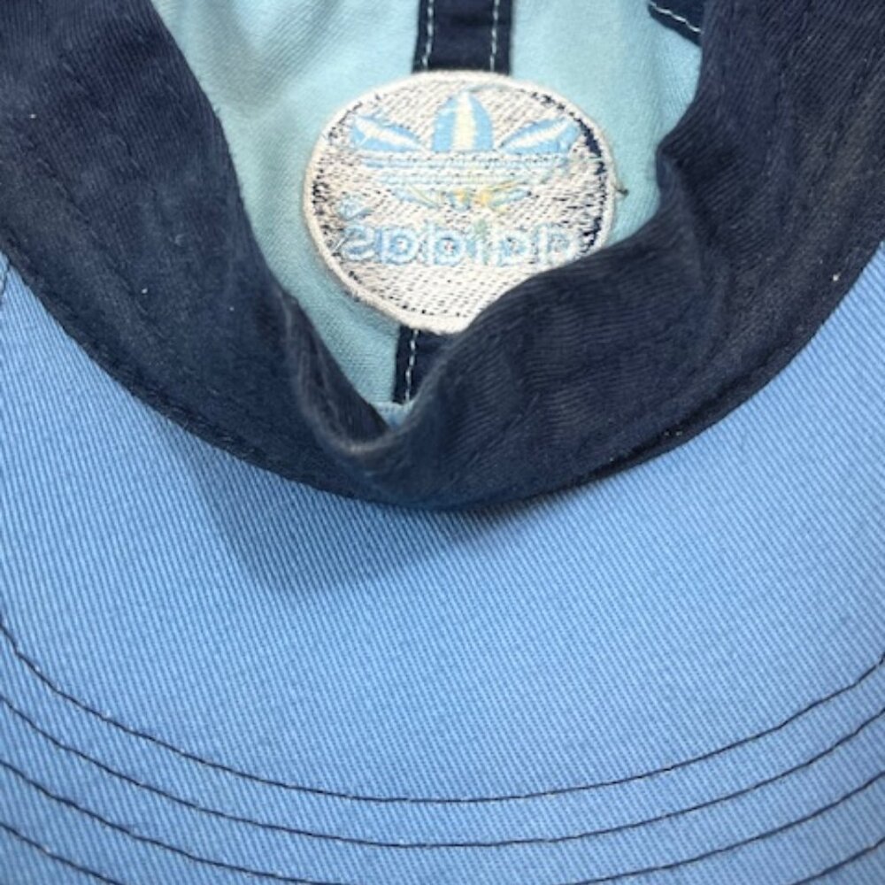 Adidas Washed Blue Cotton Adjustable Strapback Ca… - image 8